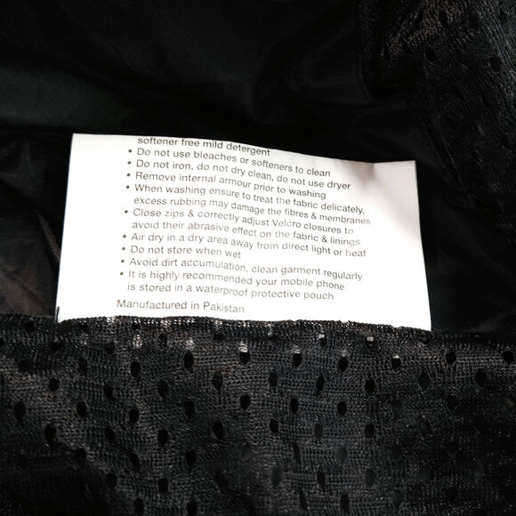 Alpha Cycle Gear Mesh Motorcycle Jacket CE Armor Hi Vis Black 2XL Bikercore - Picture 10 of 14